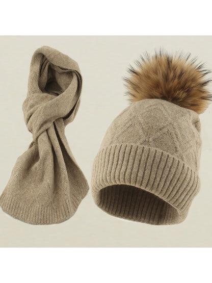 Haila - Women's Winter Scarf and Hat Set
