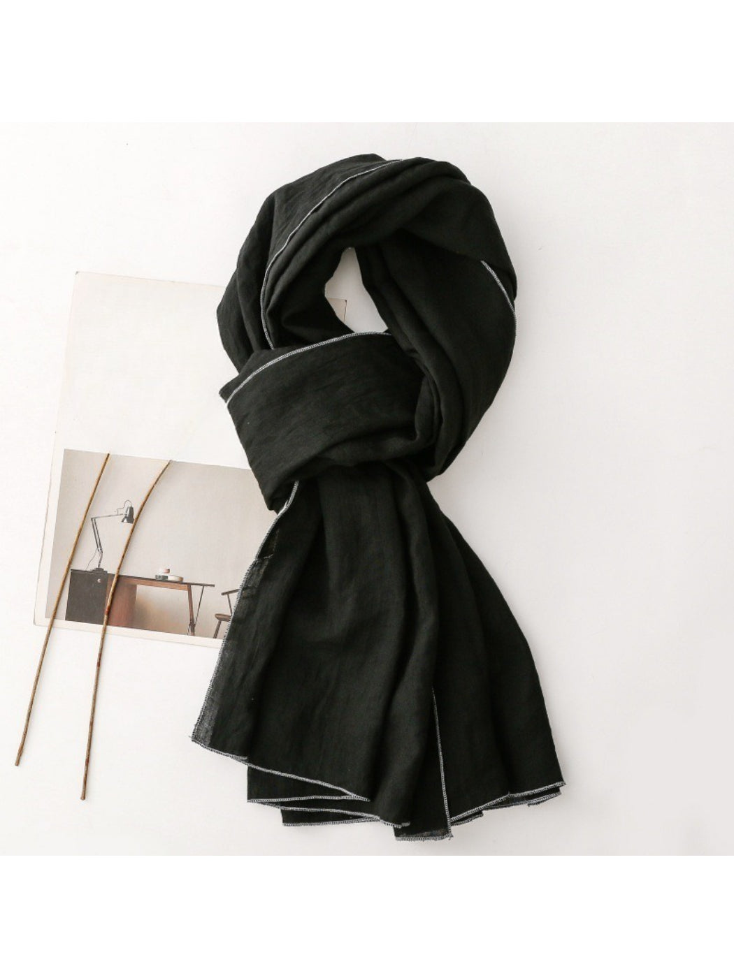 Scarvii - Fluid Draped Texture Everyday Scarf
