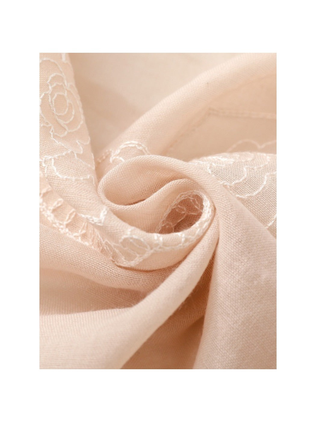 Scarvii - Elegant Scarf & Shawl with Rose Embroidered