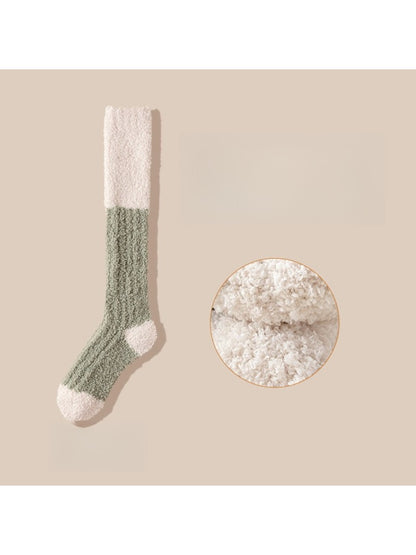Rufia - Cozy Coral Fleece Thermal Sleeping Socks