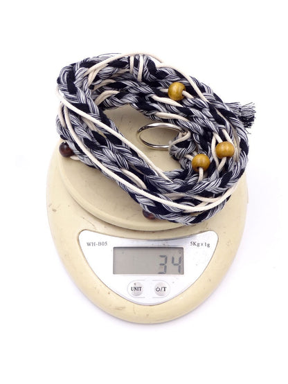 Beco - Colorblock Decorative Braided Waist Chain