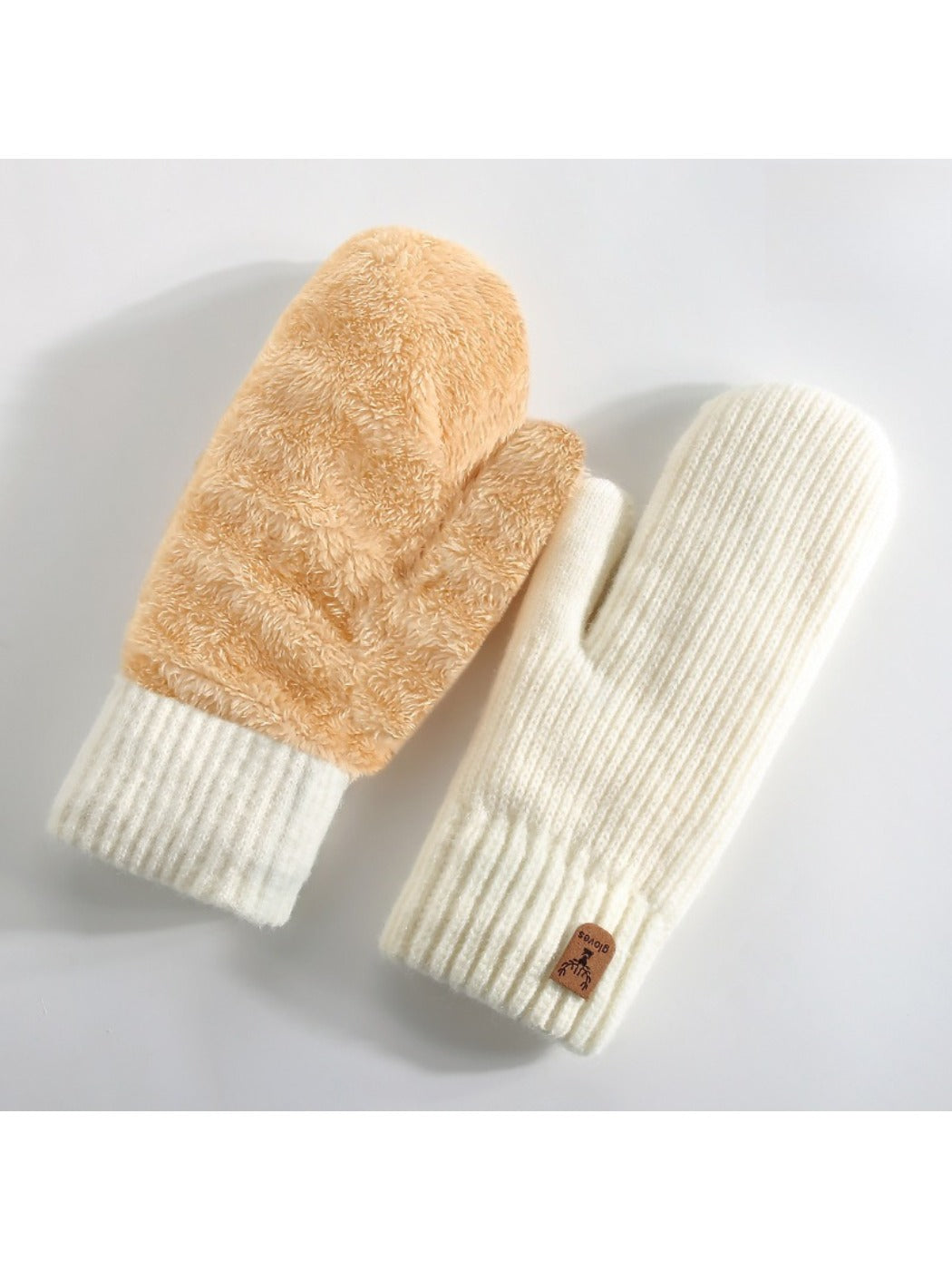 Gloving - Double-Layer Knitted Mittens