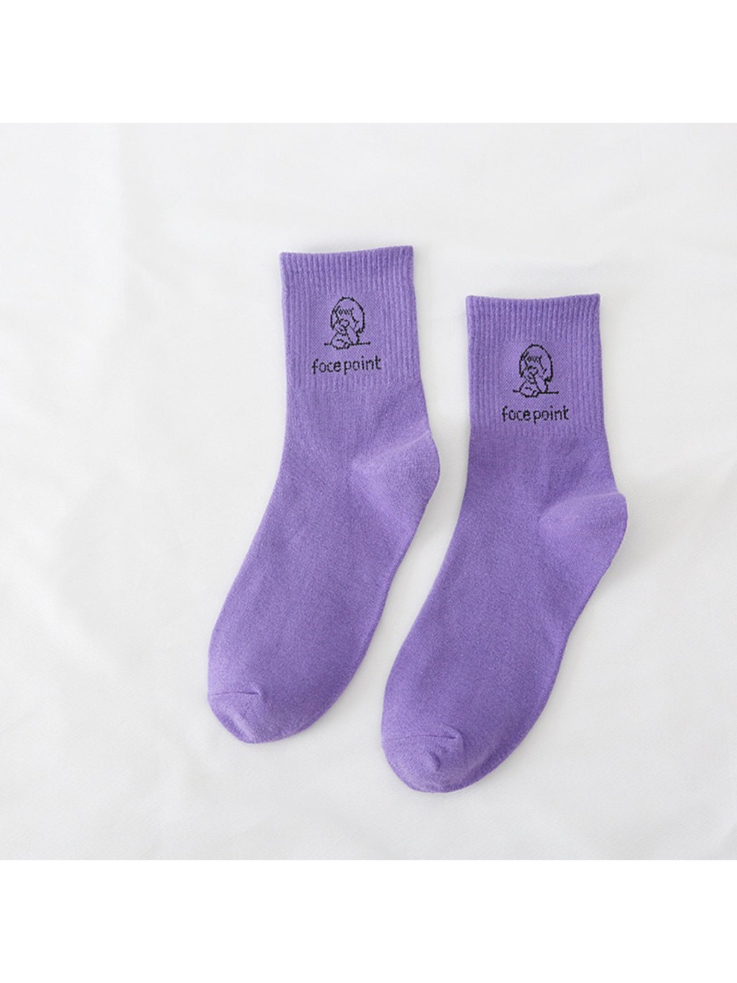Rufia - Mood Words Embroidered Crew Socks product image 7