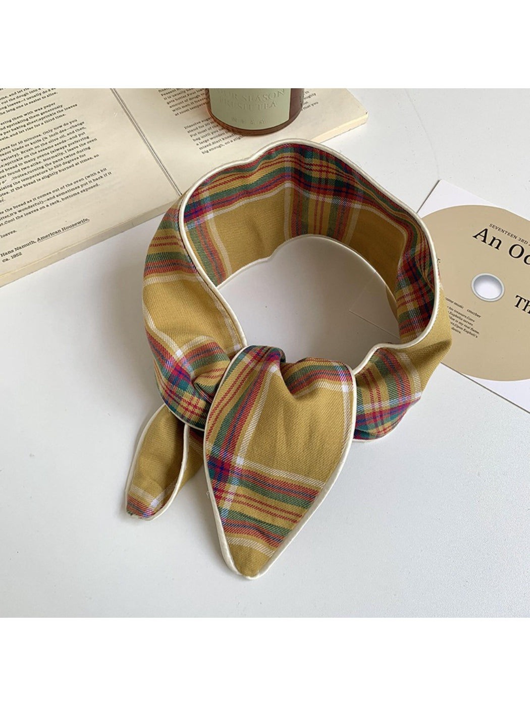 Scarvii - Vintage Mixed Pattern Skinny Scarf