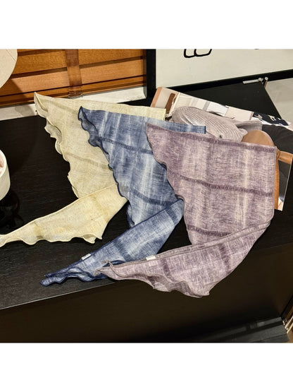Scarvii - Lightweight Plain Weave Triangle Bandana