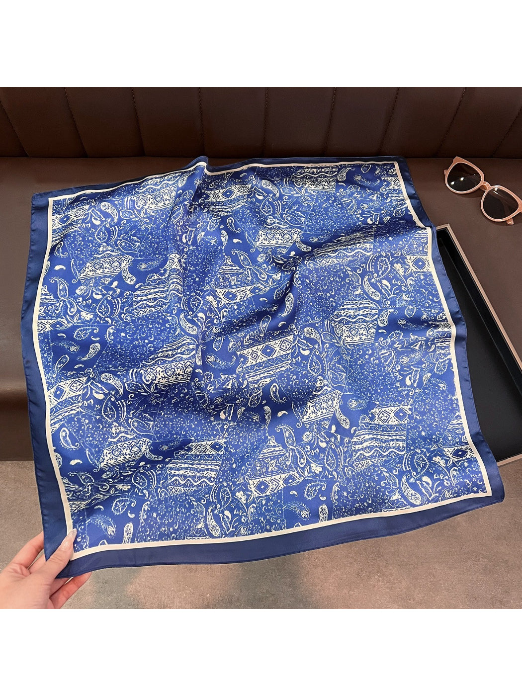 Scarvii Boho Paisley Square Scarf