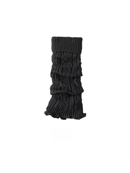 Cozyra - Vintage Geometric Knit Leg Warmers