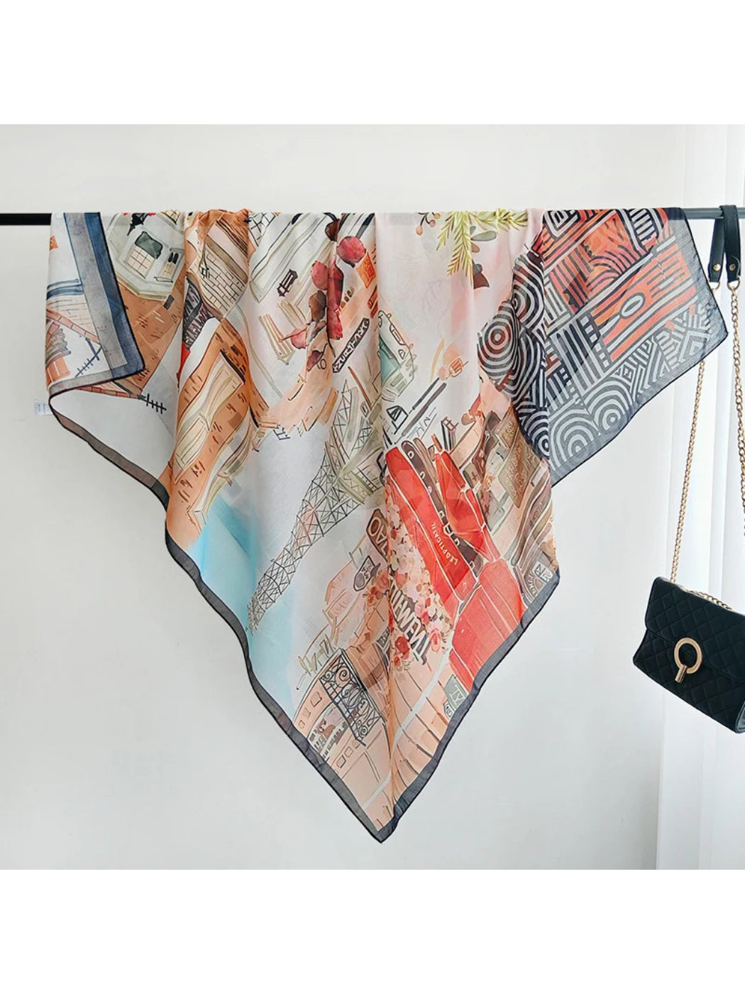 Scarvii - Urban Landscape Print Square Scarf