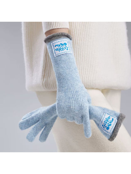 Gloving - Classic Solid Knit Winter Gloves
