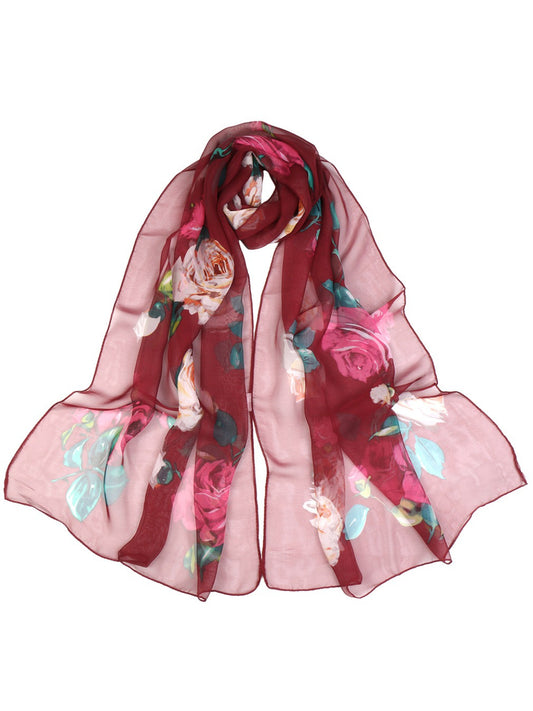 Scarvii - Vintage Floral Layer Scarf