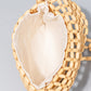 Cosbai - Wooden Bead Woven Crossbody Bag - Stylish & Classic