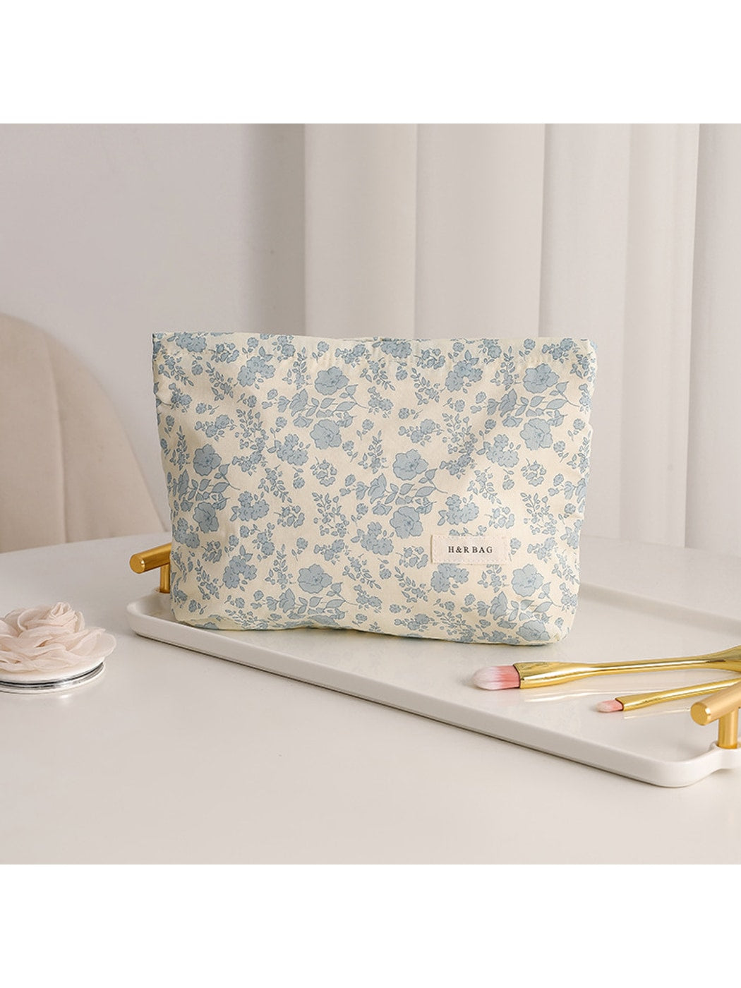 Cosbai - Floral Daily Beauty Storage Bag