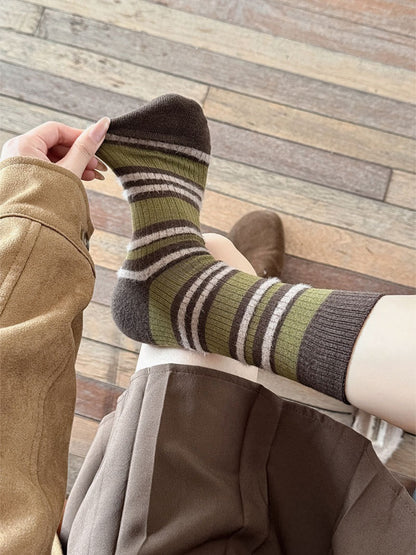 Rufia - Soft Stripe Crew Socks