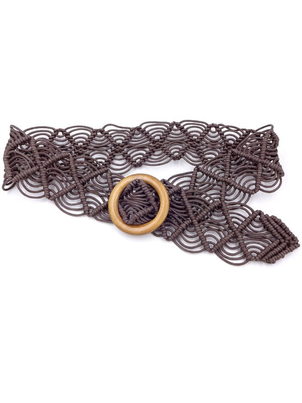 Beco Woven Ring Buckle Waist Belt for apparel accessory