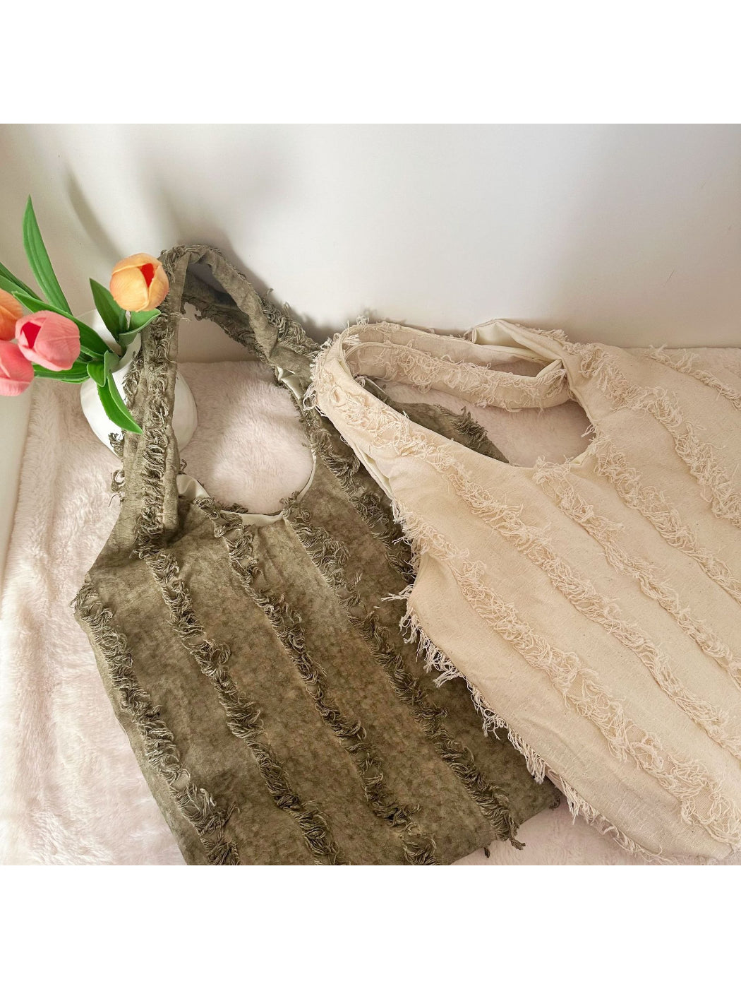 Cosbai - Elegant Soft Texture Shoulder Tote