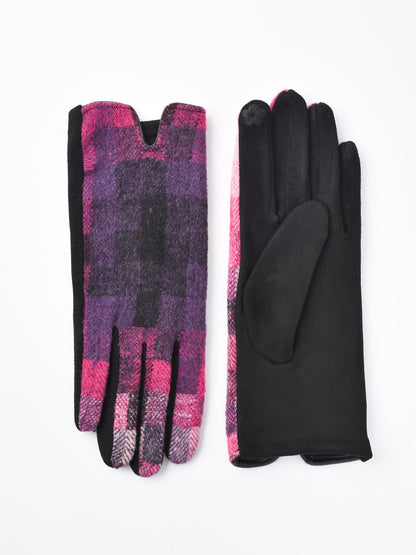 Gloving - Winter Touchscreen Gloves with Plaid Patterns