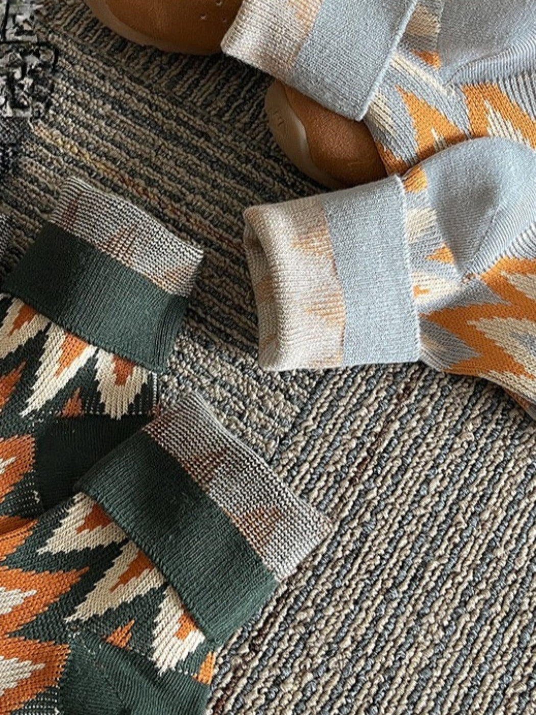Rufia - Vintage Fashion Thick Mid-Calf Socks
