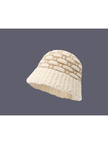 Haila - Winter Diamond Knitted Bucket Hat