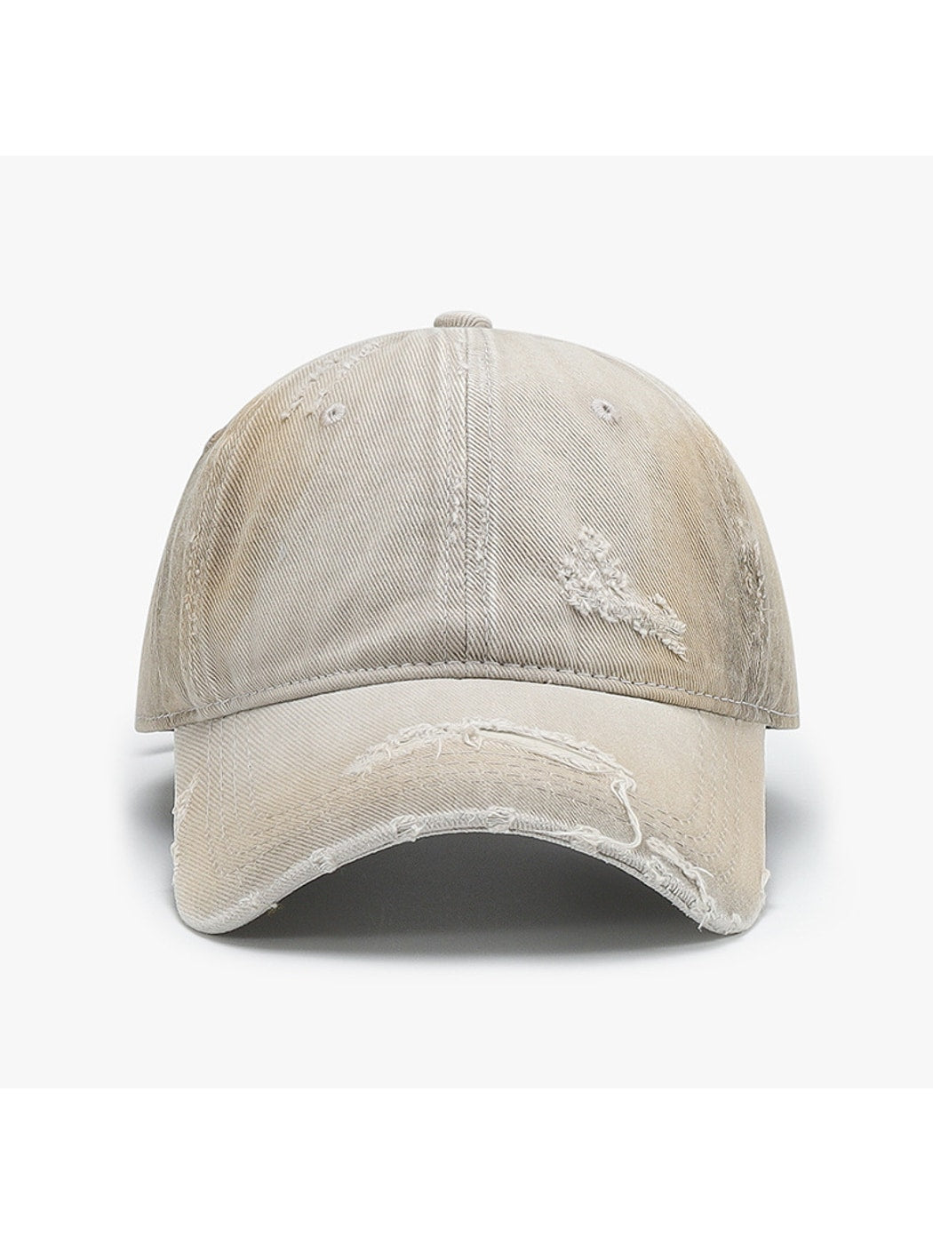 Haila - Solid Color Round Crown Everyday Baseball Cap
