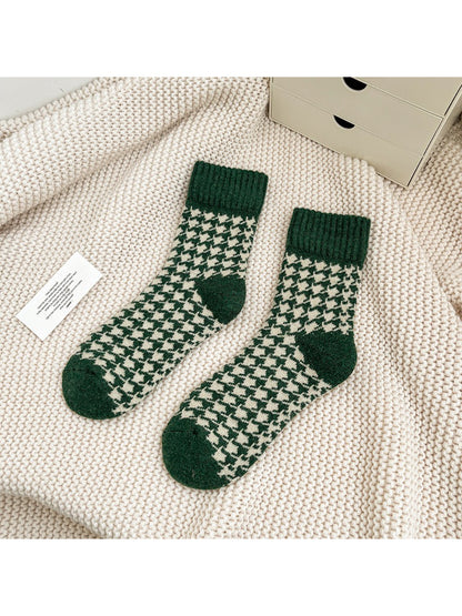 Rufia - Forest Pattern Crew Socks