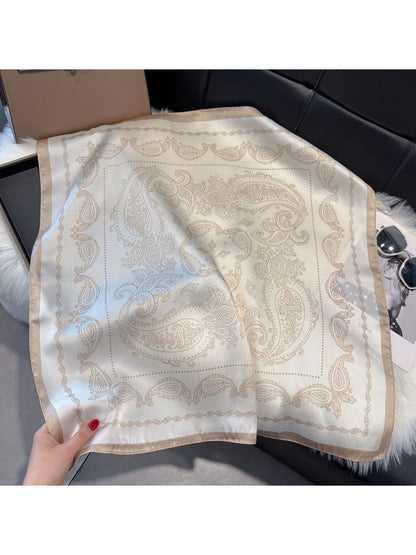 Scarvii - Bandana Paisley Print Square Scarf