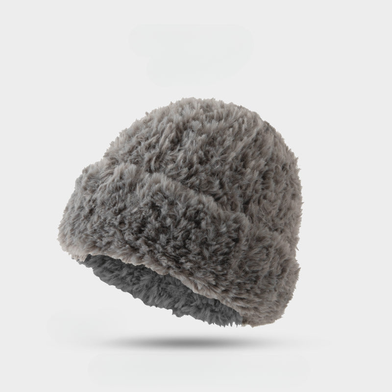 Haila - Furry Winter Knit Hat