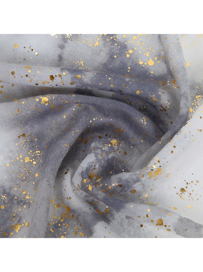 Scarvii - Watercolor Style Print Long Fashion Scarf