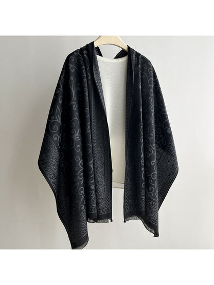 Scarvii - Summer Scrollwork Print Scarf Wrap