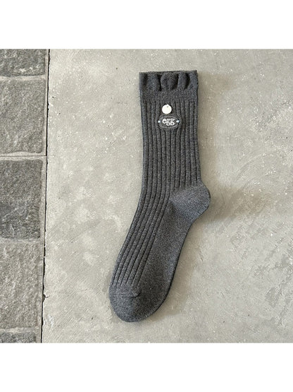 Rufia - Ribbed Badge Classic Crew Socks product image 7