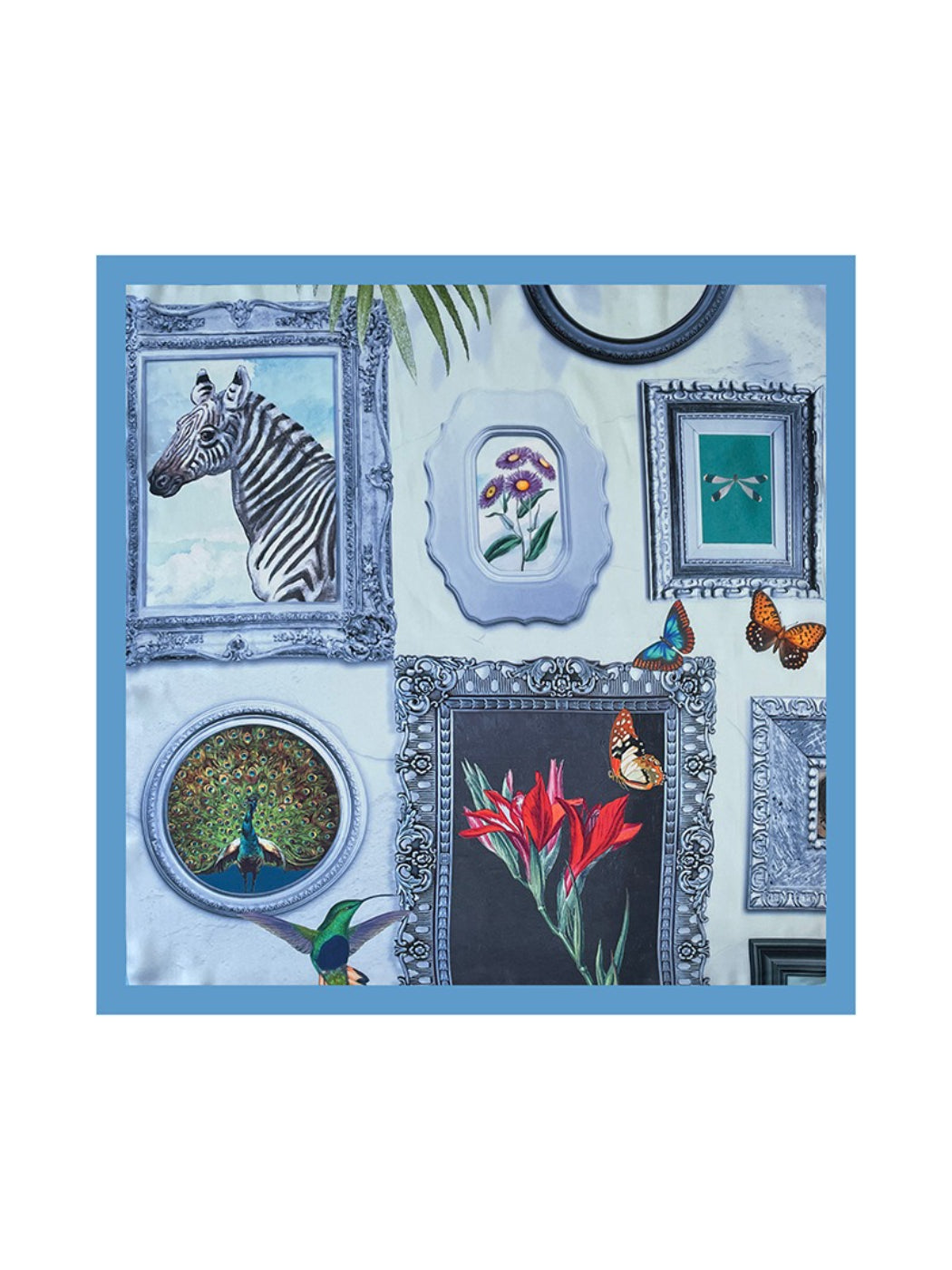 Scarvii - Framed Botanical Print Scarf