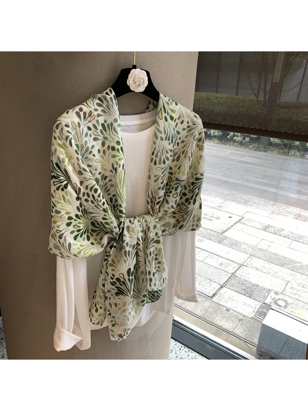 Scarvii - Botanical Print Everyday Shawl Scarf