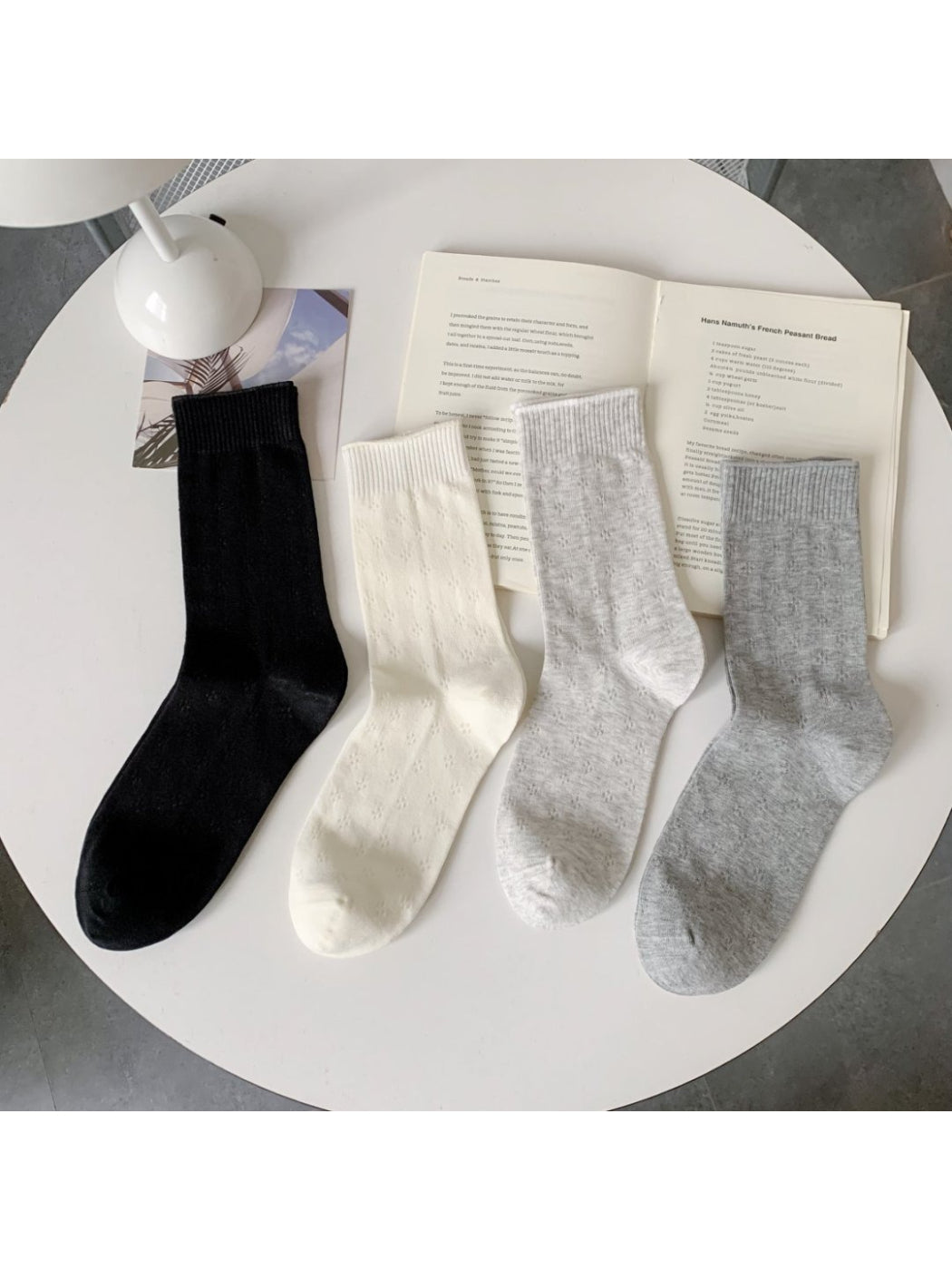 Rufia - Soft Pattern Knit Crew Socks product image 7