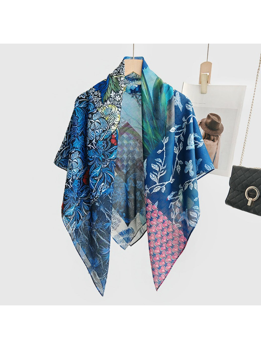 Scarvii Art Patchwork Square Scarf