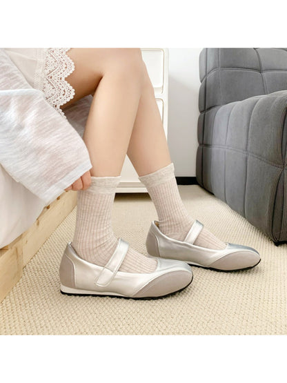 Rufia - Ribbed Ruffle Trim Classic Crew Socks product image 3
