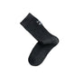 Rufia - Grey Classic Pattern Turn-Cuff Mid-Crew Socks