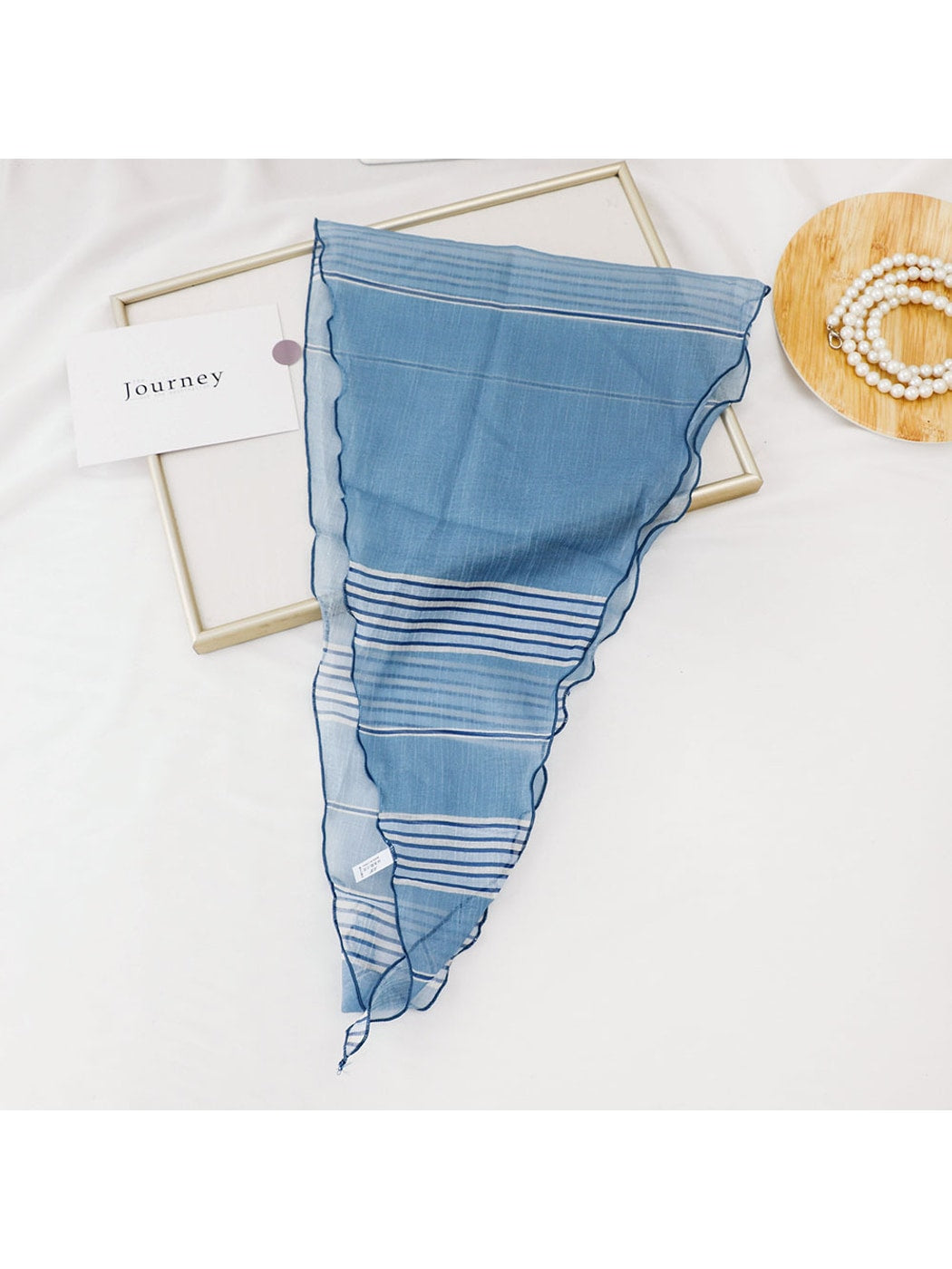 Scarvii - Fashion Print Diamond Shaped Scarf