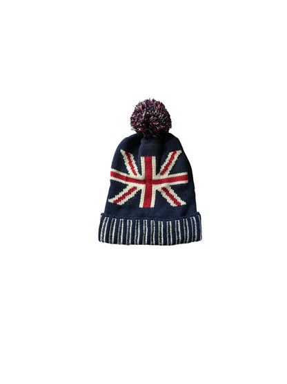 Haila - Winter Knitted Beanie with Flag Pattern