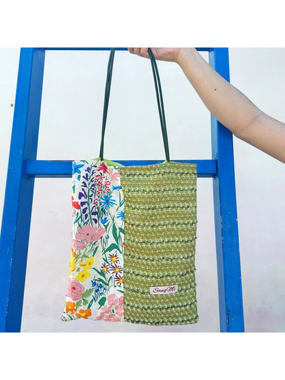 Cosbai - Lightweight Textured Shoulder Bag
