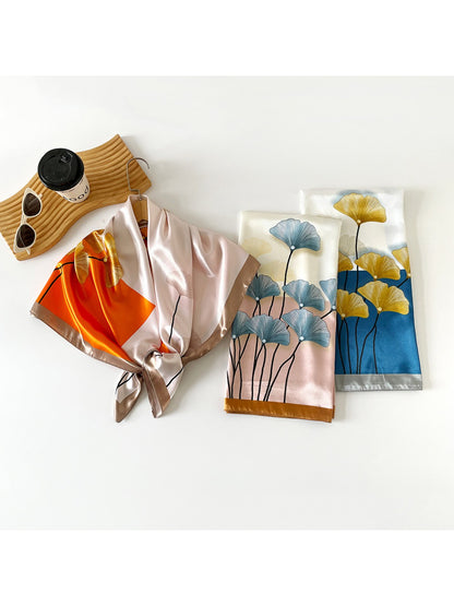 Scarvii - Ginkgo Leaf Art Print Square Scarf