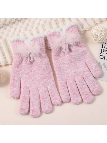 Gloving – Pom Plush Winter Gloves