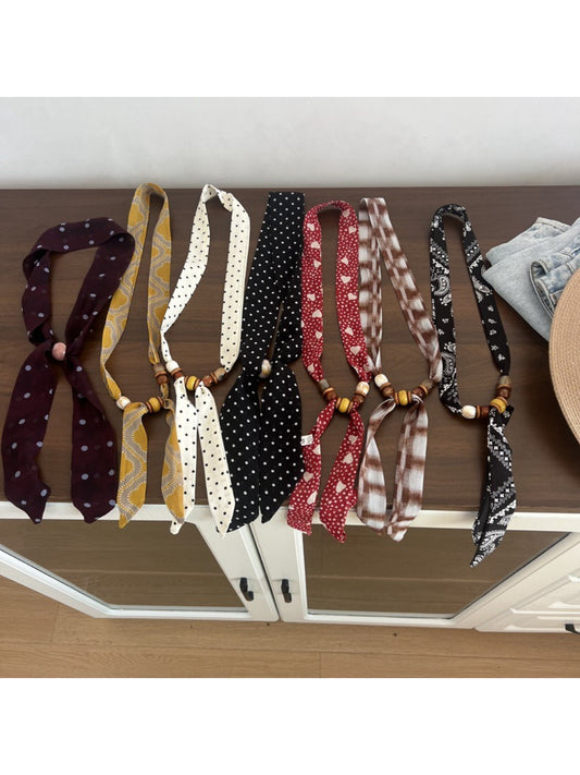 Scarvii Soft Pattern Skinny Scarf