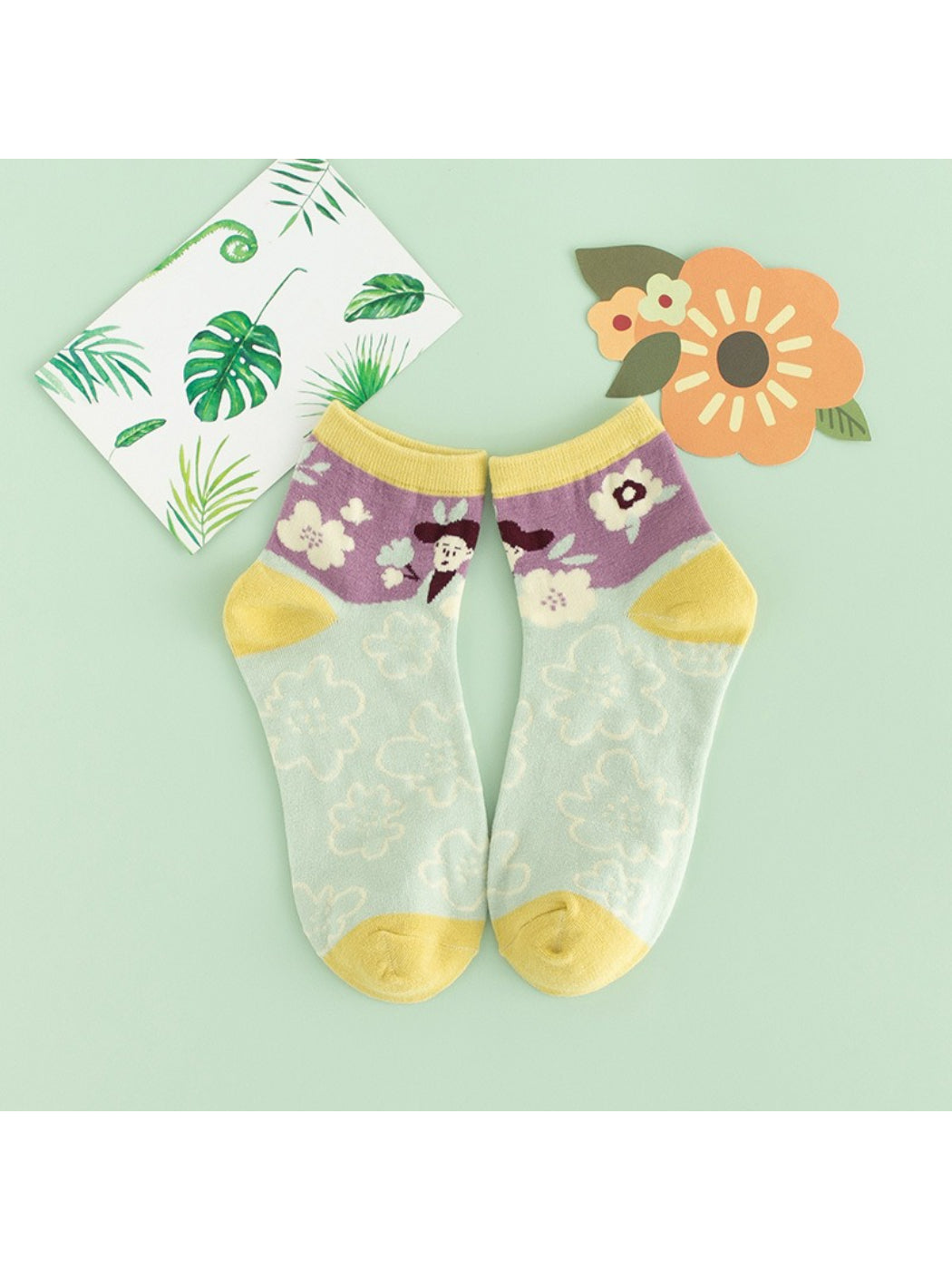 Rufia - Playful Illustrated Pattern Crew Socks product image 8