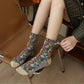 Rufia - 3D Floral Mid-Calf Socks