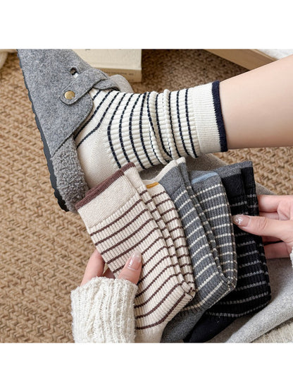 Rufia - Cozy Stripe Crew Socks product image 2