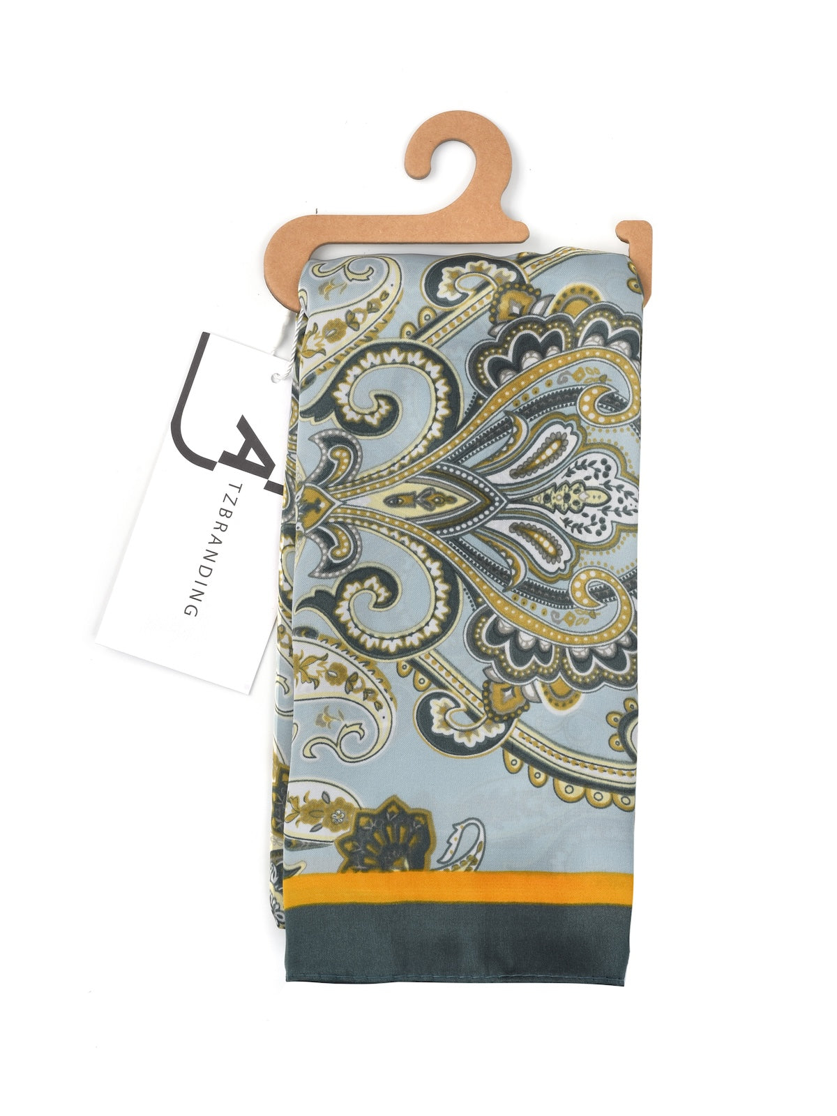 Scarvii – Paisley Print Long Rectangle Scarf