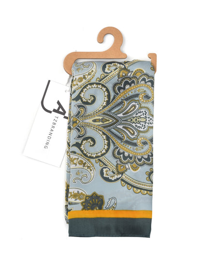 Scarvii – Paisley Print Long Rectangle Scarf