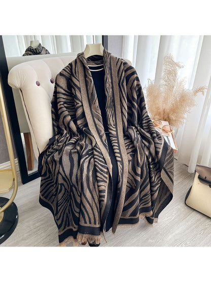 Scarvii - Soft Zebra Print Scarf
