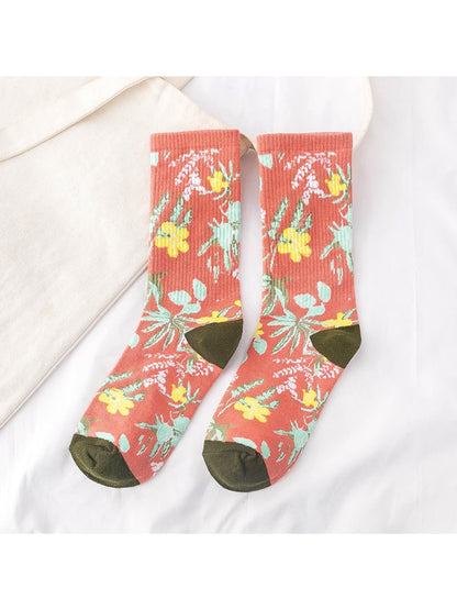 Rufia - Floral Animal Motif Crew Socks product image 6