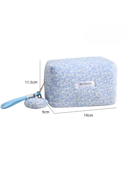 Cosbai - Leopard Faux Fur Makeup Bag detail view 7