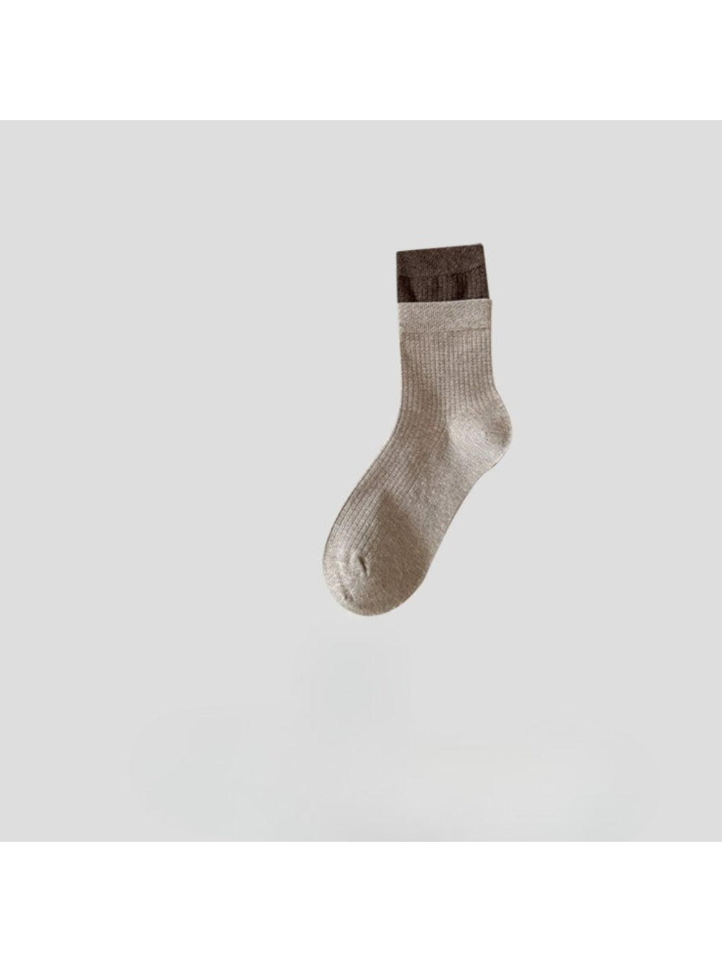 Rufia - Color Block Knit Crew Socks